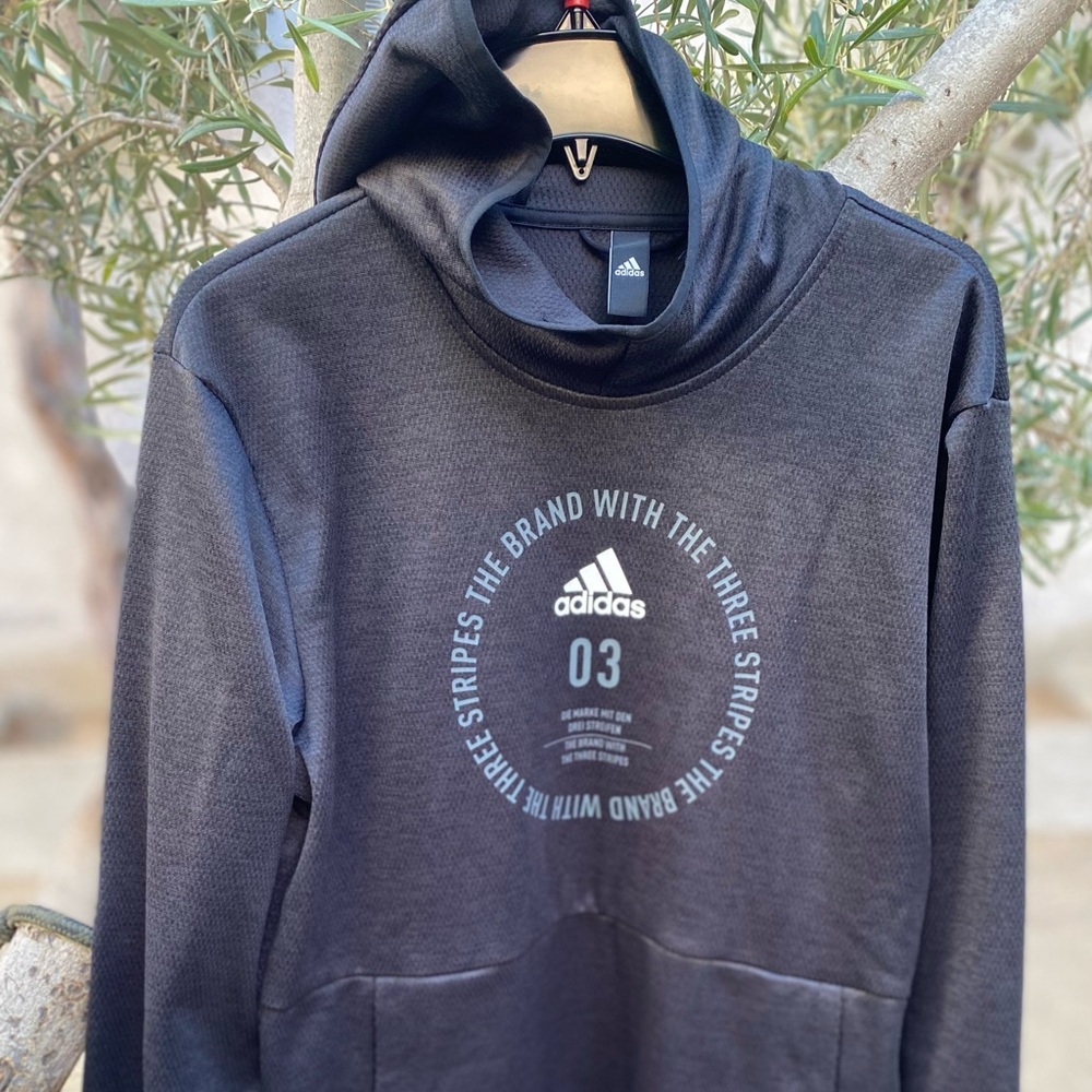 NW Adidas Climawarm Game-day or Any day Hoodie Sz M